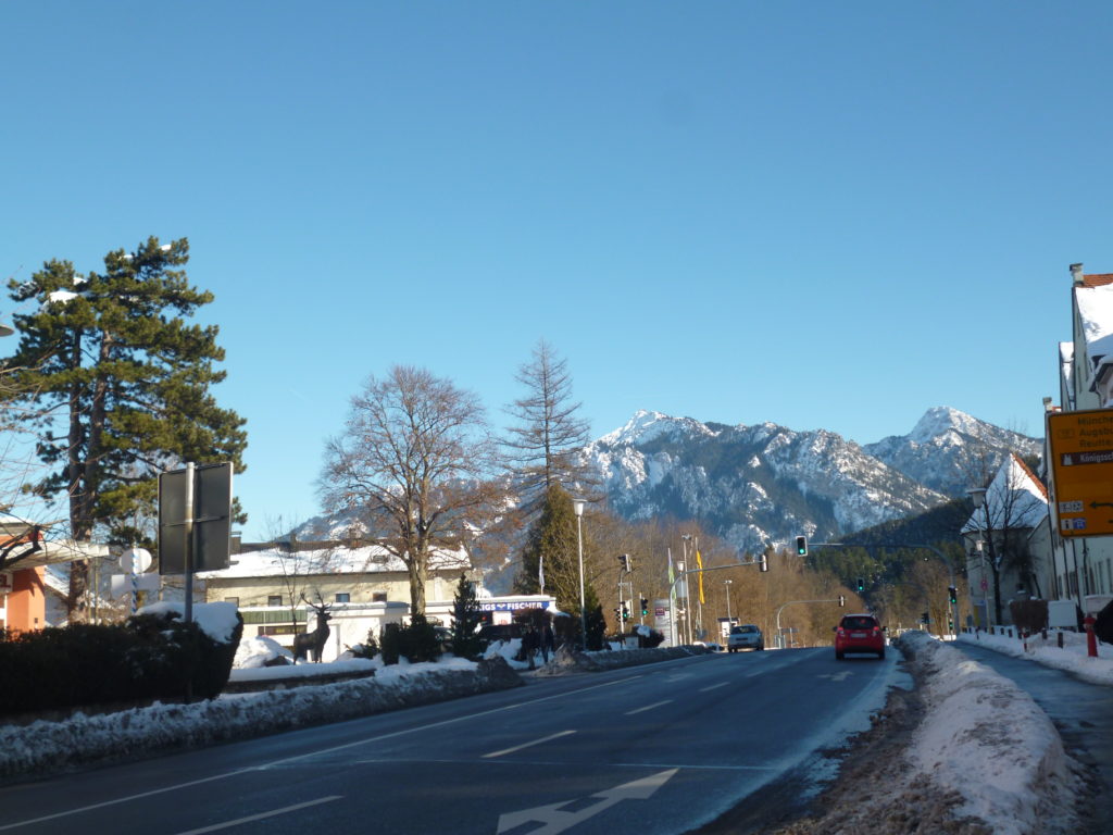 Caminho para o Castelo de Neuschwanstein